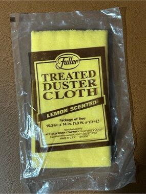 Lemon Scented Treated Duster Cloth - Yellow